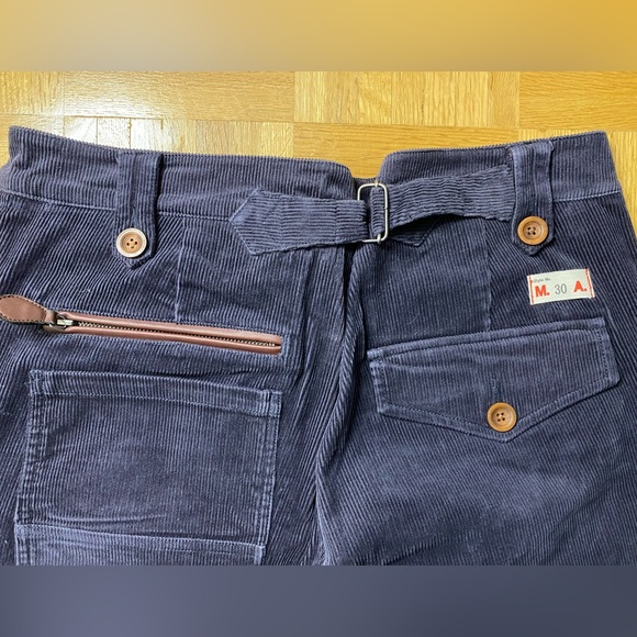Men’s MARSHALL ARTIST Corduroy Pants size 34 waist. Adjustable waist cinch - Picture 3 of 4
